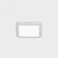 Hranatá - KHL K51705.02.RF.WH-WH.OP.ST.8.30.PU DISC SLIM SQ zapuštěné svítidlo s rámečkem bílá 12 W 3000K PUSH - KOHL-Lighting