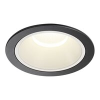 Kruhová - LA 1004040 NUMINOS® DL XL vnitřní LED zápustné stropní svítidlo černá/bílá 4000 K 55° - BIG WHITE (SLV)
