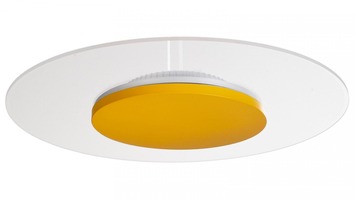 Kruhová - IMPR 620053 Deko-Light stropní přisazené svítidlo Zaniah 24W, kryt šafranová žlutá 220-240V AC/50-60Hz 24,00 W 3000 K 2567,93 lm bílá