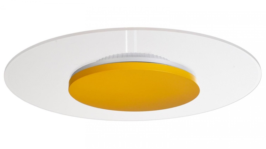 Kruhová - IMPR 620053 Deko-Light stropní přisazené svítidlo Zaniah 24W, kryt šafranová žlutá 220-240V AC/50-60Hz 24,00 W 3000 K 2567,93 lm bílá - foto 1