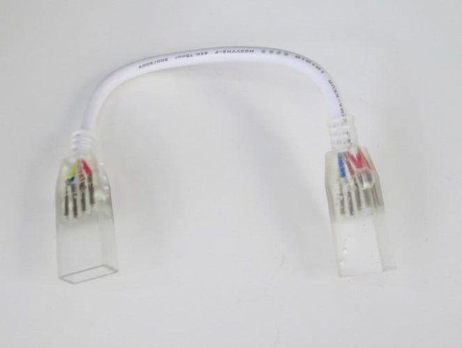 Přislušenství pro LED pásky - Spojka LED RGB pásku na 230V - foto 1