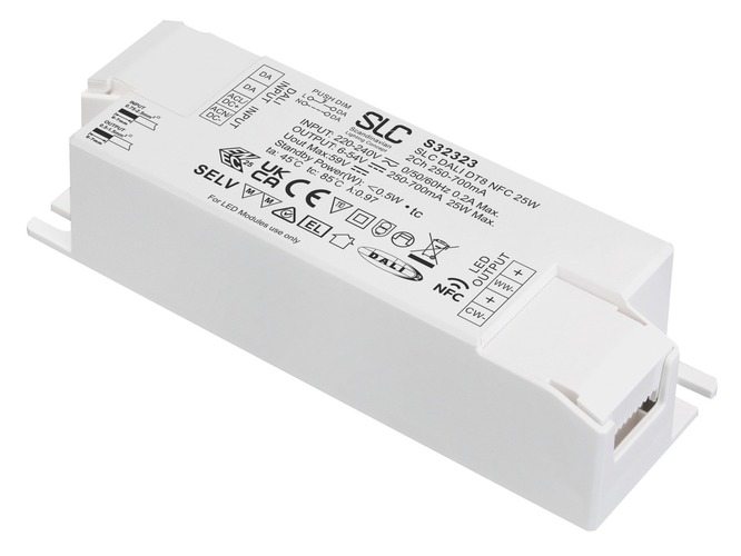 Stabilizovaný proud - SLC S32323 Driver NFC 2Ch 250-700mA QA3 25W DALI - TLG - foto 1