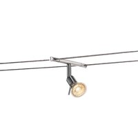 Svítidla - LA 139102 SYROS Svítidlo pro 12V lankový systém TENSEO QR-C51 chrom - BIG WHITE (SLV)