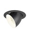 Kruhová - LA 1009907 NUMINOS® GIMBLE XL Stropní vestavné svítidlo, 4000 K, 55°, černá / bílá - BIG WHITE (SLV)