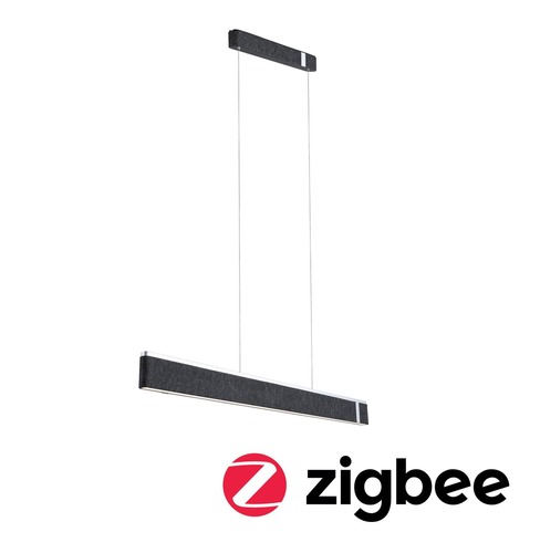 Podélná - P 79995 LED závěsné svítidlo Smart Home Zigbee 3.0 Jagun měnitelná bílá 21 / 1xW antracit stmívatelné - PAULMANN - foto 1