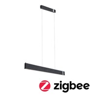 Podélná - P 79995 LED závěsné svítidlo Smart Home Zigbee 3.0 Jagun měnitelná bílá 21 / 1xW antracit stmívatelné - PAULMANN