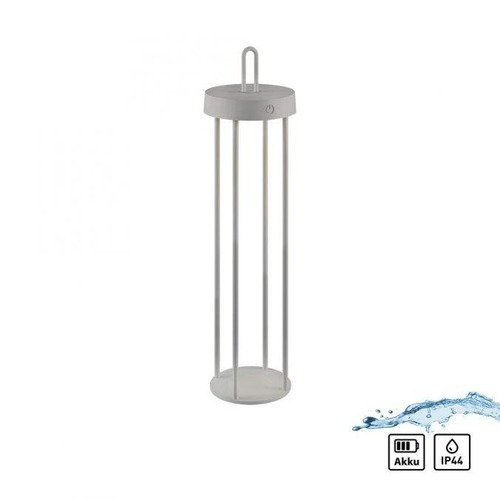 Dekorační - LD 19301-40 ANSELM LED stolní lampa na baterie mobilní 50cm dotykový stmívač IP44 zahradní svítidlo 2700K - JUST LIGHT - foto 1