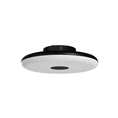Kruhová - OS ZET60002 ZETA 1 FP stropní/nástěnné plastové svítidlo černá IP40 3000 K 31W LED - OSMONT - foto 1