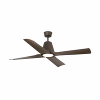 Ventilátory - FARO 33490-16 TYPHOON M LED, hnědá, stropní ventilátor s DC motorem - FARO