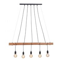 Vícečetná - LD 15515-18 DAMIAN Závěsné svítidlo, černá, 5-ramenné, modern - LEUCHTEN DIREKT / JUST LIGHT