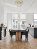 Vícečetná - NV 9695209 Závěsné svítidlo BRILLANTE zlatý hliník a akryl LED 21W 230V 3200K IP20 stmívatelné - NOVA LUCE