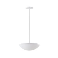 Kruhová - OS AUR60469 AURA P3 závěsné skleněné svítidlo bílá IP40 3000 K 18W LED - OSMONT