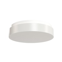 Kruhová - OS IRI71061 IRIDA 3 stropní/nástěnné plastové svítidlo bílá IP65 10W E27 - OSMONT