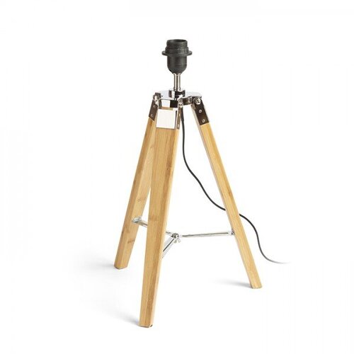 Stolní lampy dekorační - RED R13339 ALVIS stolní podstavec bambus/chrom 230V E27 28W - RED - DESIGN RENDL - foto 1