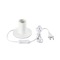Stolní lampy dekorační - LA 1001677 Vnitřní stolní lampa FITU TL bílá, E27, max. 10W - BIG WHITE (SLV)