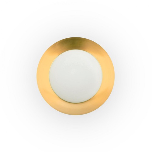 Kruhová - FARO 62146 SIDE 450 stropní svítidlo, černá a zlatá, 17W - FARO - foto 1