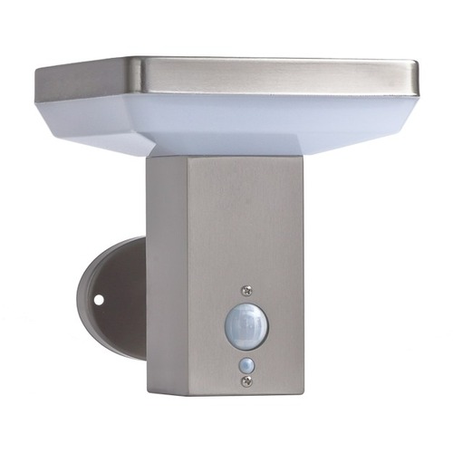 LED zahradní světla - LED solární nástěnné svítidlo UP SS-Brushed Aluminium 4.4W Sensor - foto 1