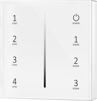 Stmívače a regulátory proužků - 4 zóny jednobarevný dálkový ovladač