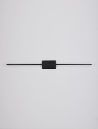 Nad obrazy/zrcadla - NV 9267020 Nástěnné svítidlo nad obrazy AZURE černý hliník a akryl LED 28.5W 230V 3000K IP20 - NOVA LUCE - foto 1