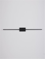 Nad obrazy/zrcadla - NV 9267020 Nástěnné svítidlo nad obrazy AZURE černý hliník a akryl LED 28.5W 230V 3000K IP20 - NOVA LUCE