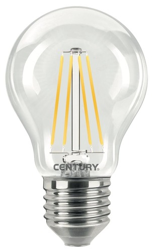 E27 - CEN ING3P-082740 LED FILAMENT HRUŠKA ČIRÁ 8W E27 4000K 1055Lm 360d 67x111mm IP20 - CENTURY - foto 1