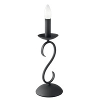 Stolní lampy dekorační - FAN I-BEATRICE-L Stolní lampa Lume Beatrice, antracitová, 1 x E14, 14 x 33 cm - FANEUROPE