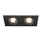 Hranatá - LA 113492 NEW TRIA II GU10 černá 230V GU10 2x50W - BIG WHITE (SLV)