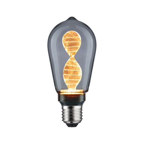 E27 - P 28886 Inner Glow Edition LED žárovka Helix E27 230V 3,5W 1800K kouřové sklo - PAULMANN - foto 1