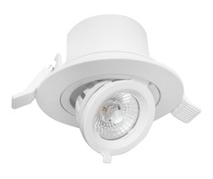 Kruhová - CEN RGOD-089040 LED SPOT REGIA ZAPUŠTĚNÉ VÝKLOPNÉ 90mm 8W 4000K Ra95 730Lm 38d DIMM IP21 - CENTURY