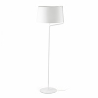 Stojací lampy - FARO 29335 BERNI bílá stojací lampa - FARO
