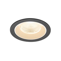 Kruhová - LA 1009763 NUMINOS® L Stropní vestavné svítidlo, 2700 K, 55°, IP20, kulaté, černá / bílá - BIG WHITE (SLV)