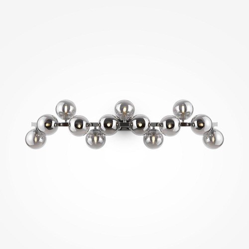 Dekorativní - M MOD547WL-13CH Nástěnné svítidlo Dallas 13xG9 364W kouřové sklo chrom kov designové - MAYTONI - foto 1