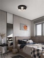 Dekorativní - NV 9080128 Stropní svítidlo EDEM černý hliník opálové sklo G9 4x5W 220V IP20 bez žárovky IP20 - NOVA LUCE