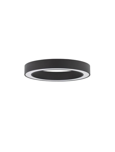 Kruhová - NV 9345633 Stropní svítidlo MORBIDO černý hliník a akryl LED 50W 230V 2700K - 4000K IP20 vč. dálkového ovládání stmívatelné Tuya - NOVA LUCE - foto 1