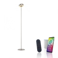 Stojací lampy - PN 324-95 LED stojací svítidlo Q-ROTATE hliník Smarthome s aplikací ZigBee 2700-5000K - PAUL NEUHAUS