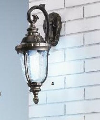 Nástěnná - OR AL 11-1120/1 DOL Venkovní nástěnné svítidlo 1x13W patina IP44 výška 48,7cm dolu - ORION - foto 1