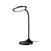 Stolní lampy pracovní - P 78017 LED stolní lampa na psací stůl Mejan 4000K 15W černá mat - PAULMANN