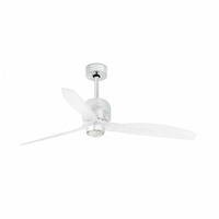 Ventilátory - FARO 33394D-9 DECO FAN M LED, chrom, stropní LED ventilátor s DC motorem - FARO