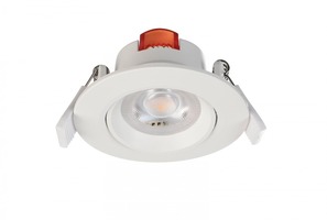 Kruhová - IMPR 565338 Deko-Light stropní vestavné svítidlo SMD-68-230V-3000K-kulaté 230V 6,5W 3000 K 540 lm bílá RAL 9016