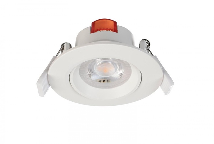Kruhová - IMPR 565338 Deko-Light stropní vestavné svítidlo SMD-68-230V-3000K-kulaté 230V 6,5W 3000 K 540 lm bílá RAL 9016 - foto 1