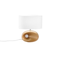 Stolní lampy dekorační - FAN I-EOLO/L 35 Stolní lampa Lumetto Eolo, zlatá, 1 x E14, 27,8 x 31,3 cm - FANEUROPE