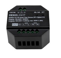 Stmívače - IMPR 843503 Deko-Light stmívač, RF-smart, 230V, 300W, IP20 RF / Zigbee 3.0 / Intelli-Push / triak
