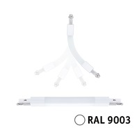 Lišty a příslušenství - P 95650 URail spojka flexibilní II 227x18mm max. 1000W bílá - PAULMANN