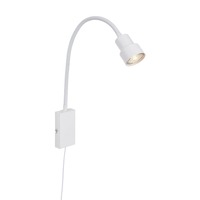 S ramenem - BRI 2085016 Svítidlo k posteli s dotykovým vypínačem 69 cm 1xGU10 5W 400lm bílé (starý kód: BRI 2085-016) - BRILONER