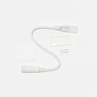 Příslušenství - DLED 2DN22 DecoLED Prodlužovací kabel pro dvoustranný LED Neon, IP67, 230V, 25 cm, bílý, samičí 2DN22