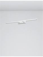 K zrcadlu - NV 9053301 Nástěnné svítidlo nad obrazy a zrcadla LIVIA bílý hliník a akryl LED 30W 230V 3000K IP44 - NOVA LUCE