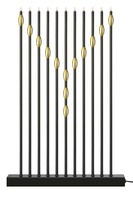 Interiérové dekorace - MAR 705285 Necklace černý vánoční svícen - Markslöjd