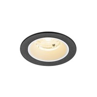 Kruhová - LA 1009458 NUMINOS® S Stropní vestavné svítidlo, 3000 K, 55°, IP20, kulaté, černé / bílé - BIG WHITE (SLV)