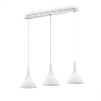 Vícečetná - ILUX 074245 Závěsné svítidlo Ideal Lux Cocktail SB3 small bianco 074245 bílé 82cm - IDEALLUX