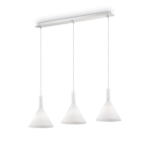 Vícečetná - ILUX 074245 Závěsné svítidlo Ideal Lux Cocktail SB3 small bianco 074245 bílé 82cm - IDEALLUX - foto 1